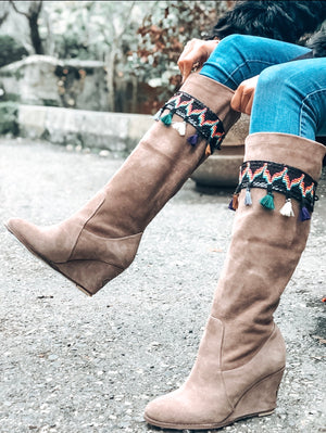 COGNAC BOBOBALI BOOTS WITH 2 ACCESSORIES